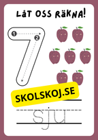 Låt oss räkna - 1 - 10