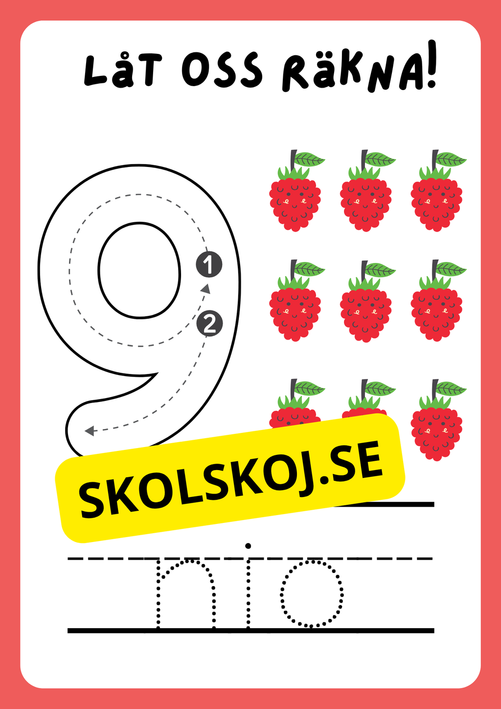 Låt oss räkna - 1 - 10