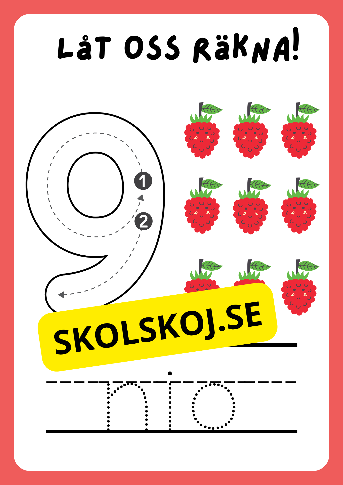 Låt oss räkna - 1 - 10