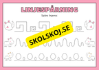 Träna finmotoriken - Spåra linjerna