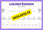 Träna finmotoriken - Spåra linjerna