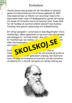 Livets utveckling - Årskurs 4 - 6