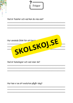Livets utveckling - Årskurs 4 - 6