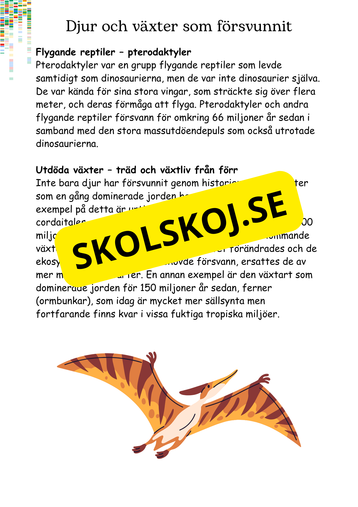 Livets utveckling - Årskurs 4 - 6
