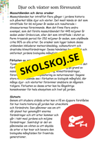 Livets utveckling - Årskurs 4 - 6