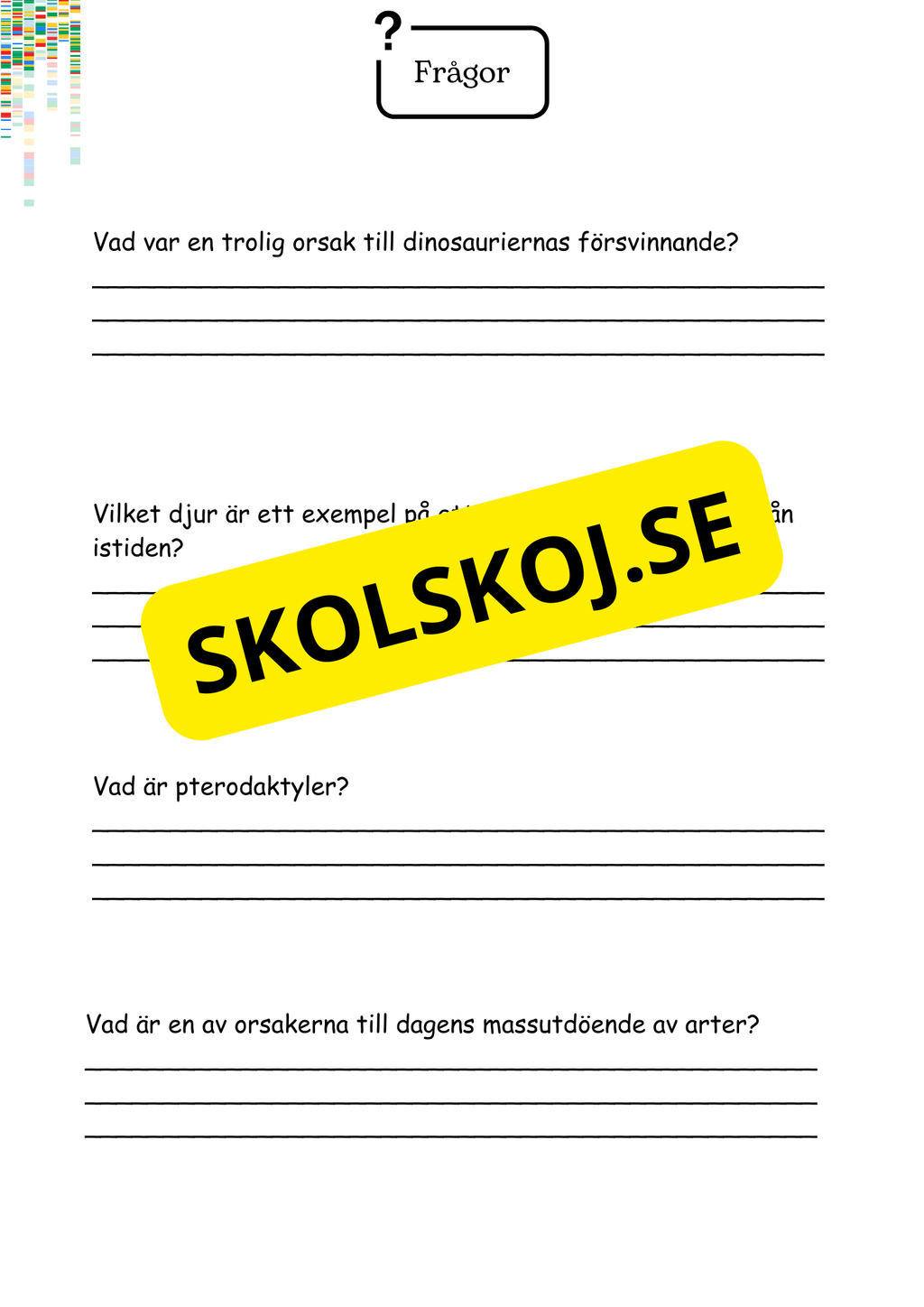 Livets utveckling - Årskurs 4 - 6