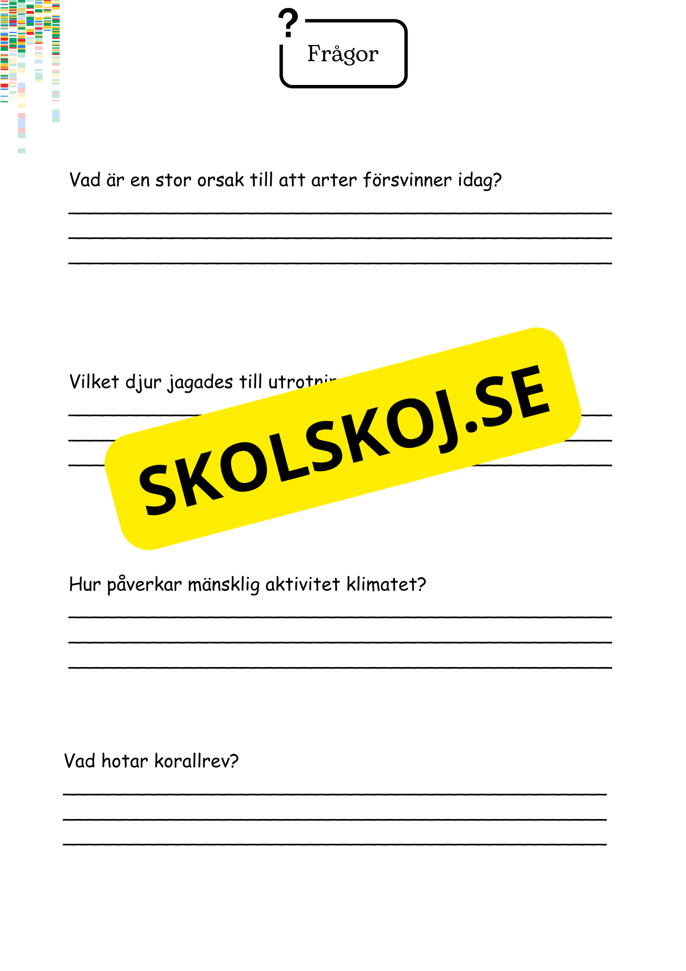 Livets utveckling - Årskurs 4 - 6
