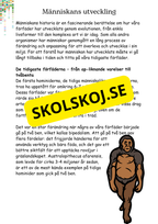 Livets utveckling - Årskurs 4 - 6