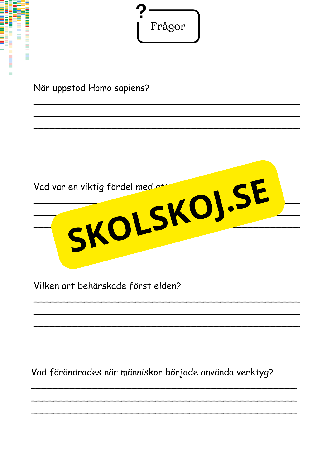 Livets utveckling - Årskurs 4 - 6