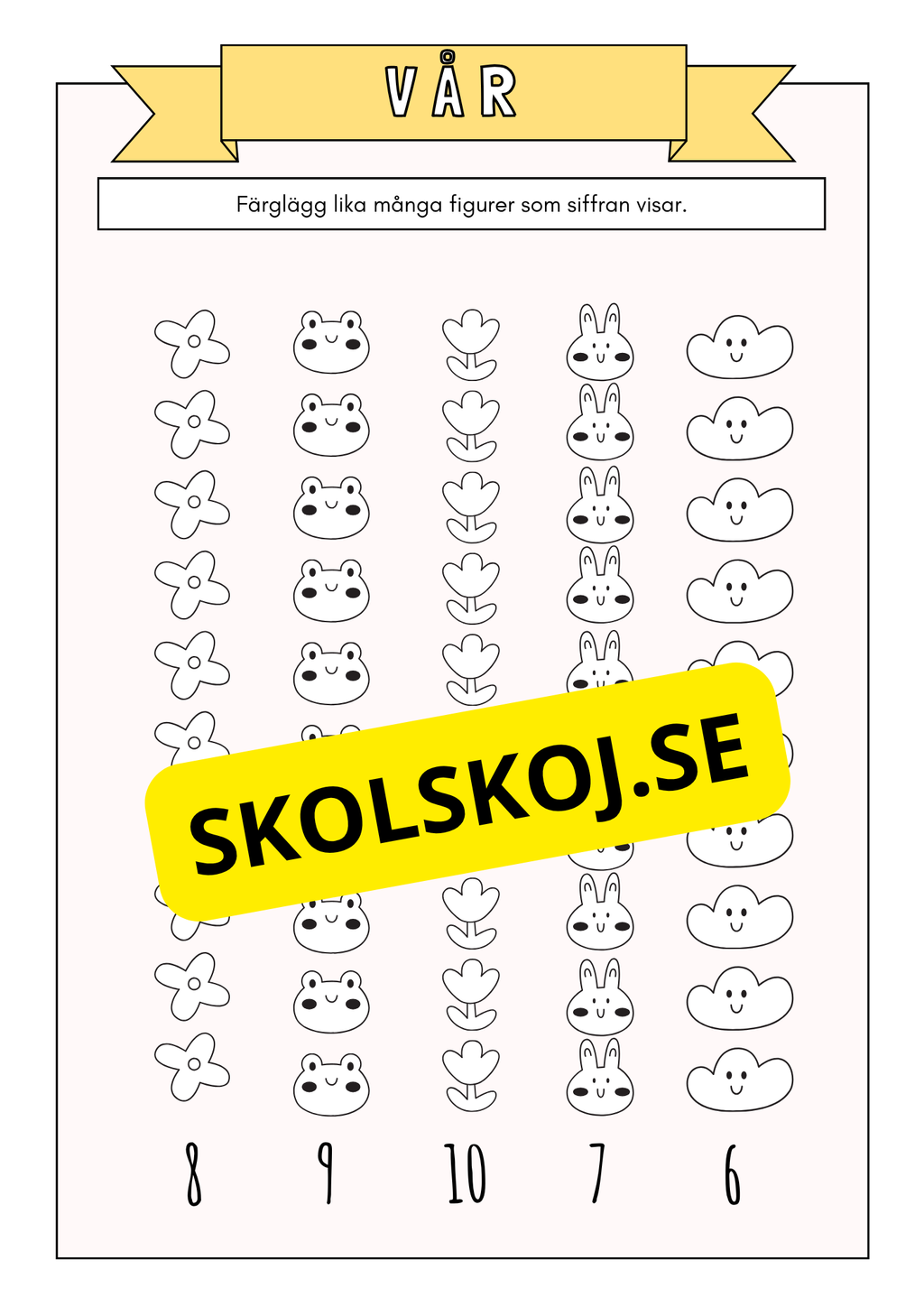 Ljuvlig vår - Blandade uppgifter