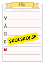 Ljuvlig vår - Blandade uppgifter