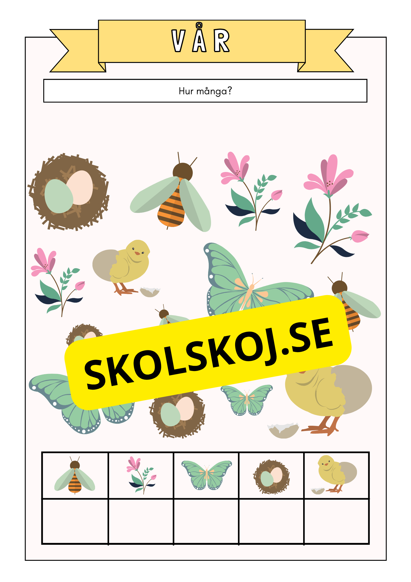 Ljuvlig vår - Blandade uppgifter