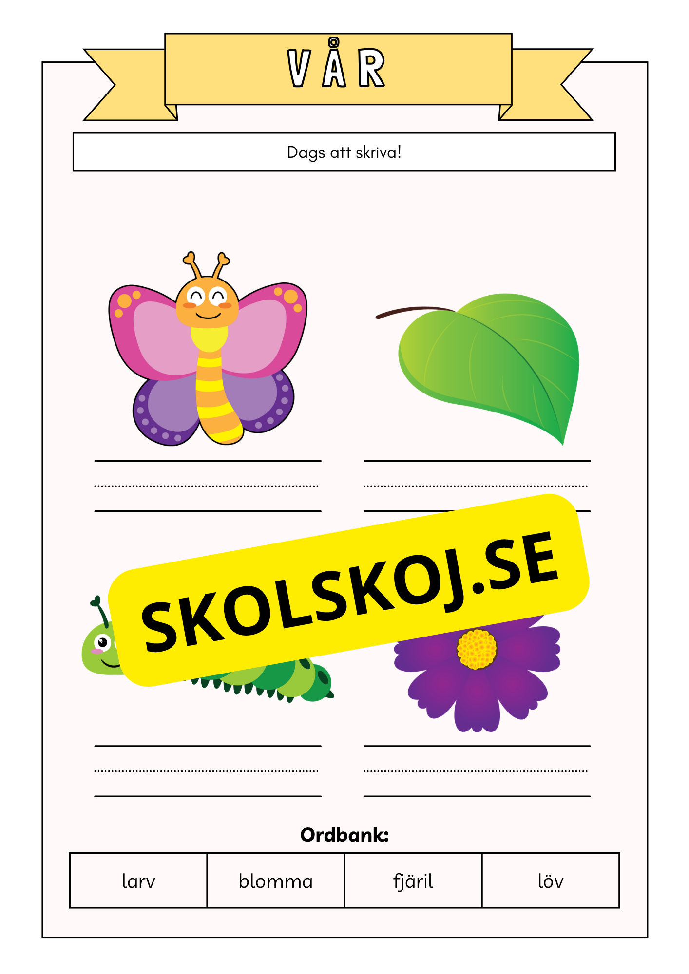 Ljuvlig vår - Blandade uppgifter