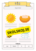Ljuvlig vår - Blandade uppgifter