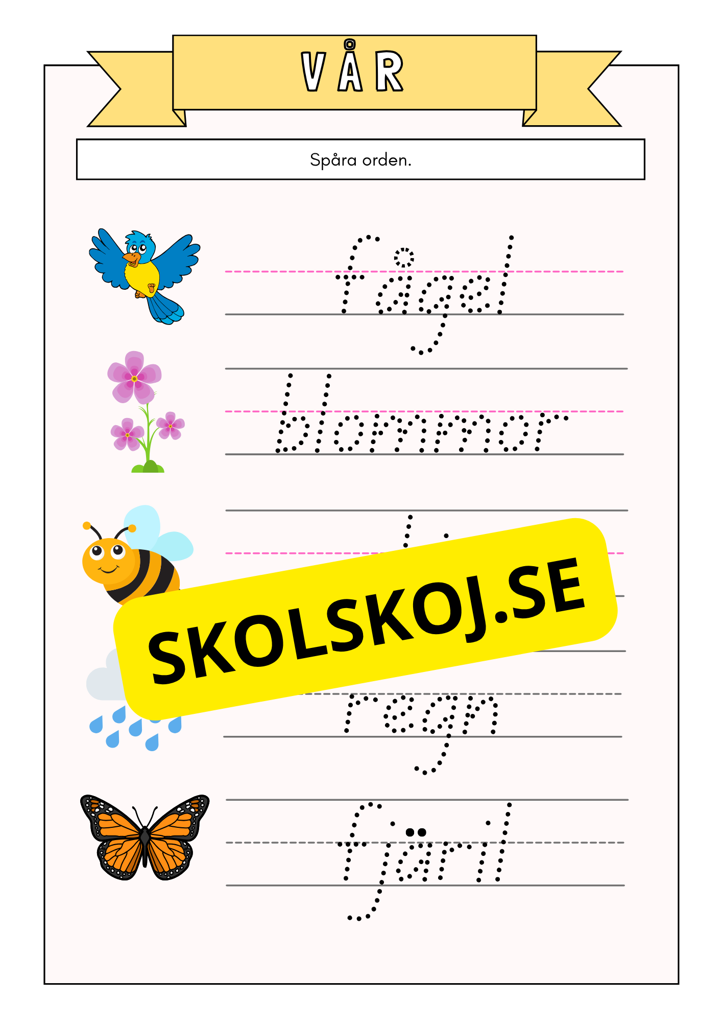 Ljuvlig vår - Blandade uppgifter