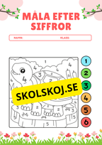 Måla efter siffror - Häfte