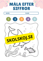 Måla efter siffror - Häfte