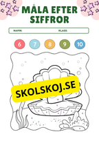 Måla efter siffror - Häfte