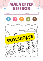 Måla efter siffror - Häfte