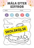 Måla efter siffror - Häfte