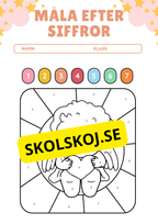 Måla efter siffror - Häfte