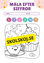 Måla efter siffror - Häfte