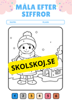 Måla efter siffror - Häfte
