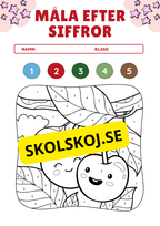 Måla efter siffror - Häfte