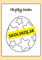 Målarbok - Påsk