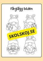 Målarbok - Påsk
