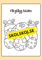 Målarbok - Påsk