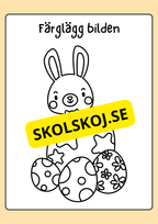 Målarbok - Påsk