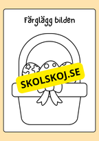 Målarbok - Påsk