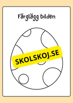 Målarbok - Påsk