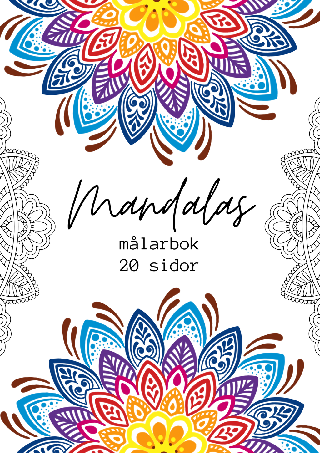 Mandalas - Målarbok