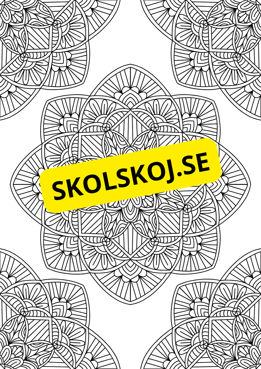 Mandalas - Målarbok