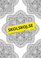 Mandalas - Målarbok