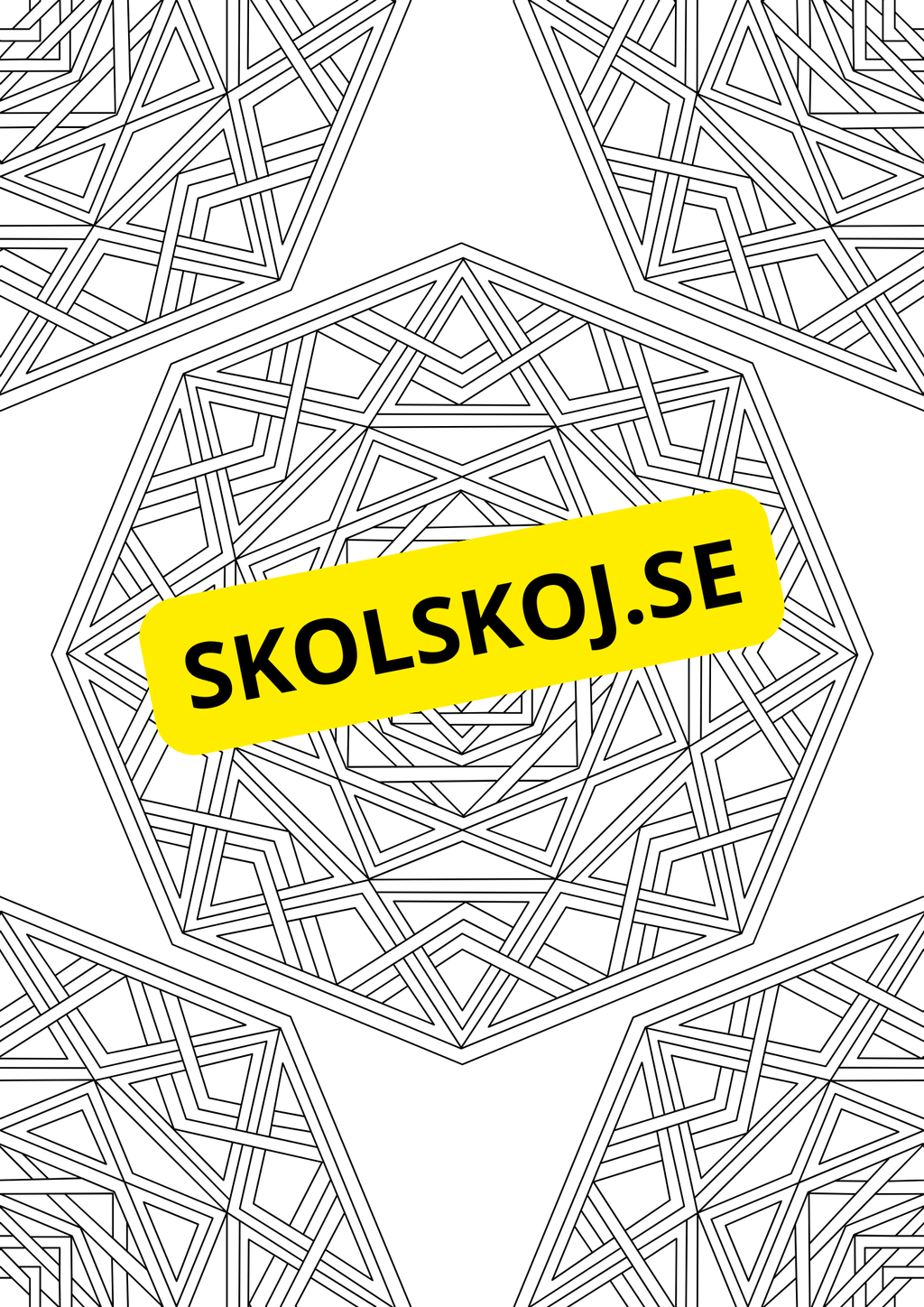 Mandalas - Målarbok