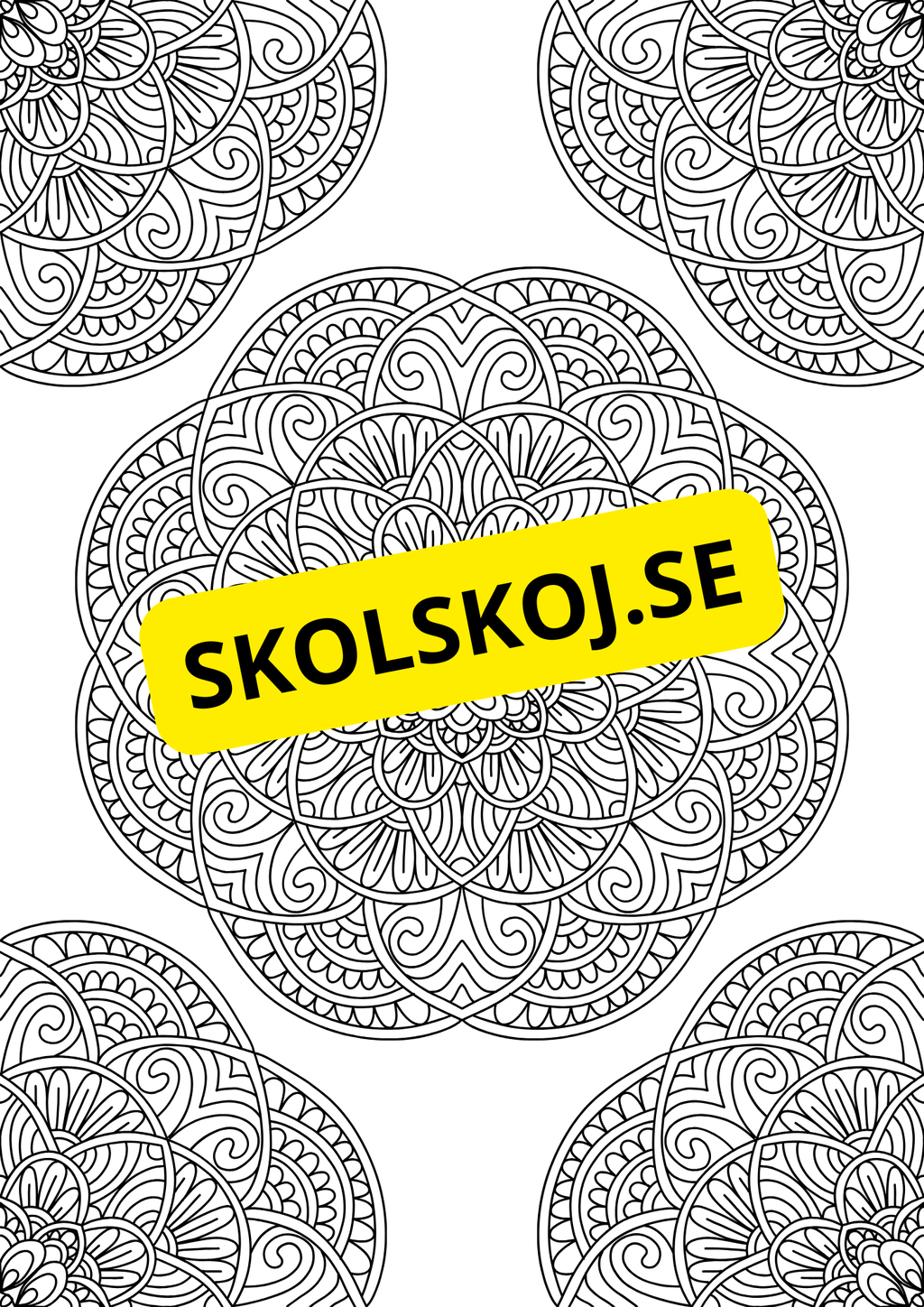 Mandalas - Målarbok