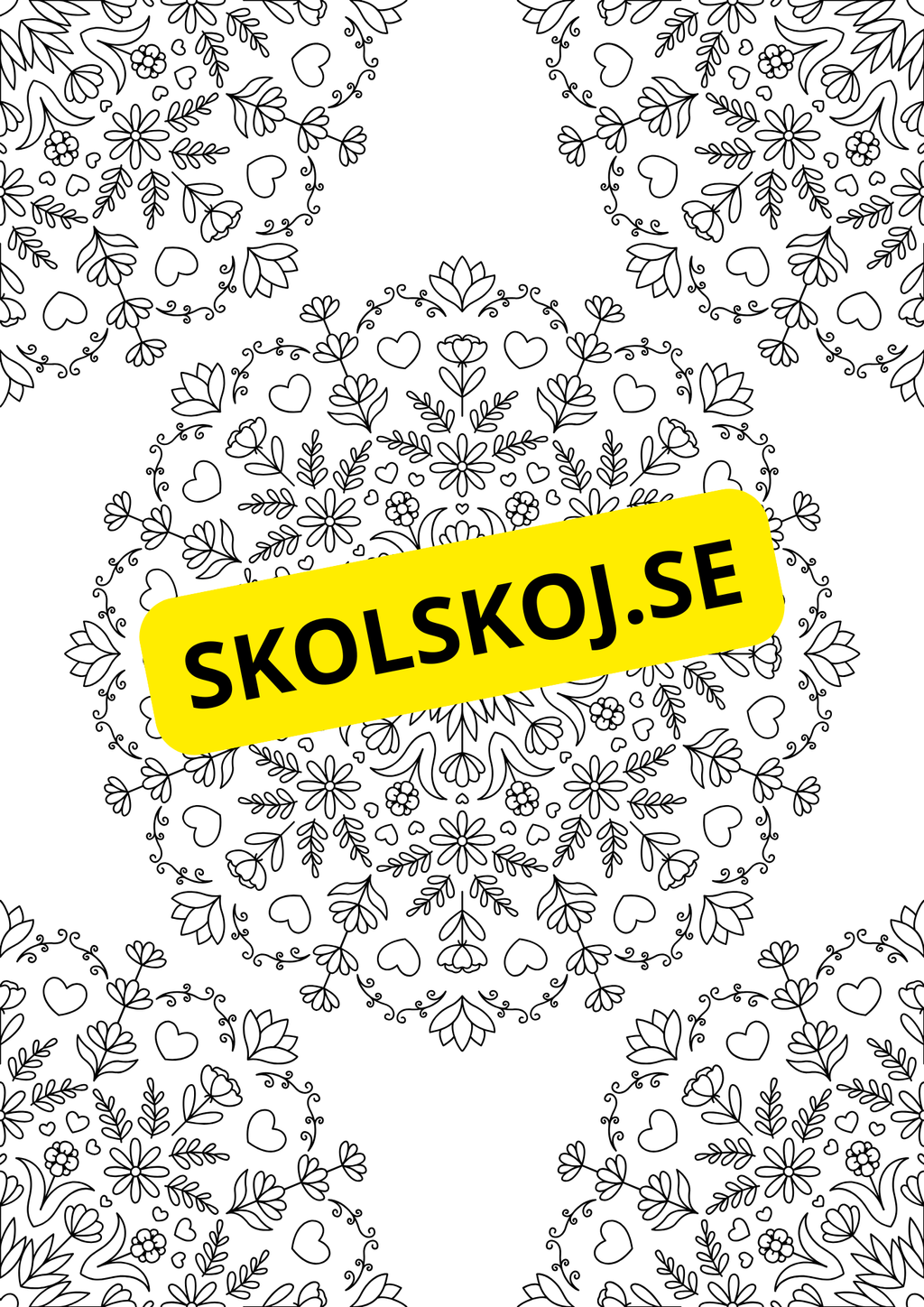 Mandalas - Målarbok