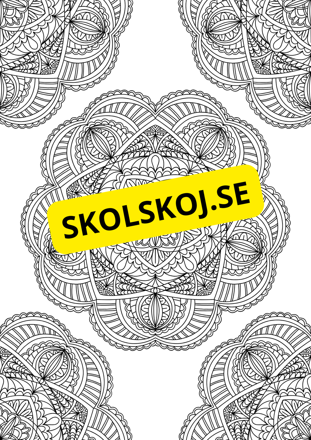 Mandalas - Målarbok