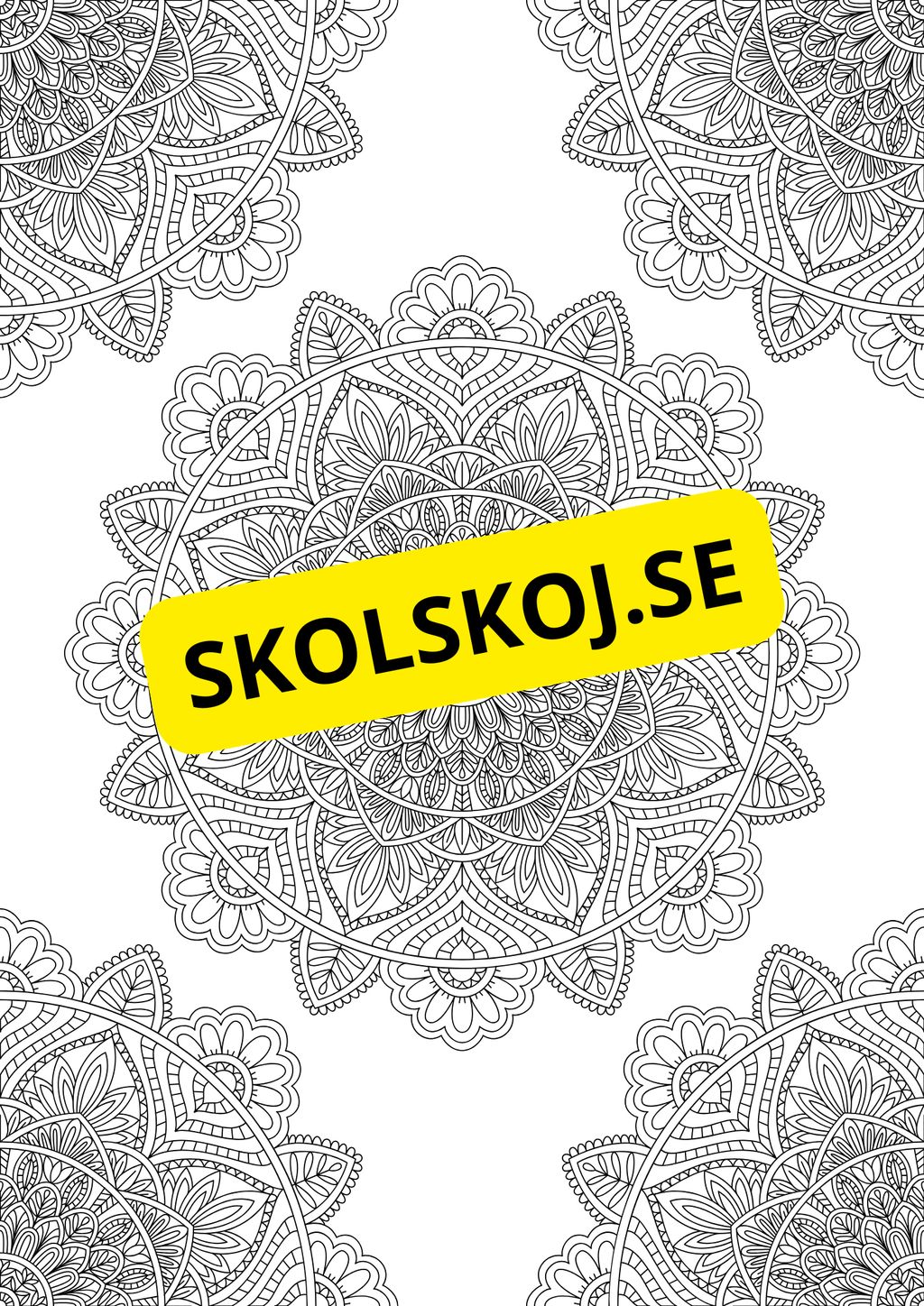 Mandalas - Målarbok