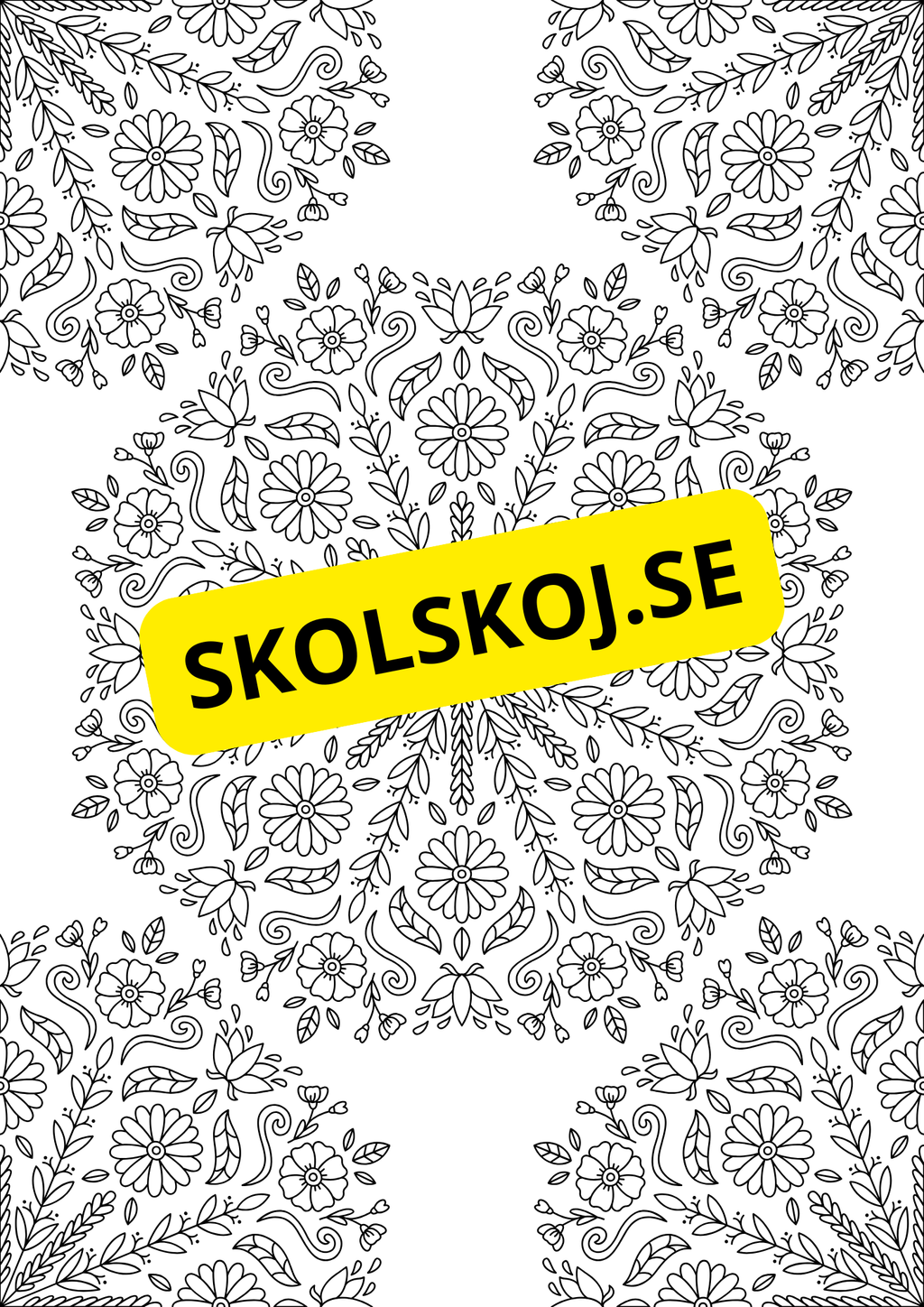 Mandalas - Målarbok