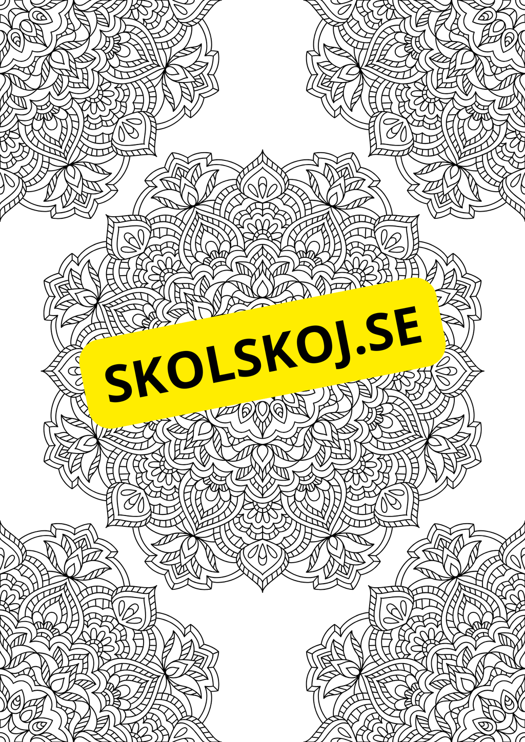 Mandalas - Målarbok