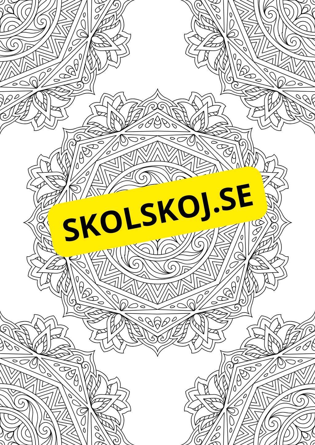 Mandalas - Målarbok