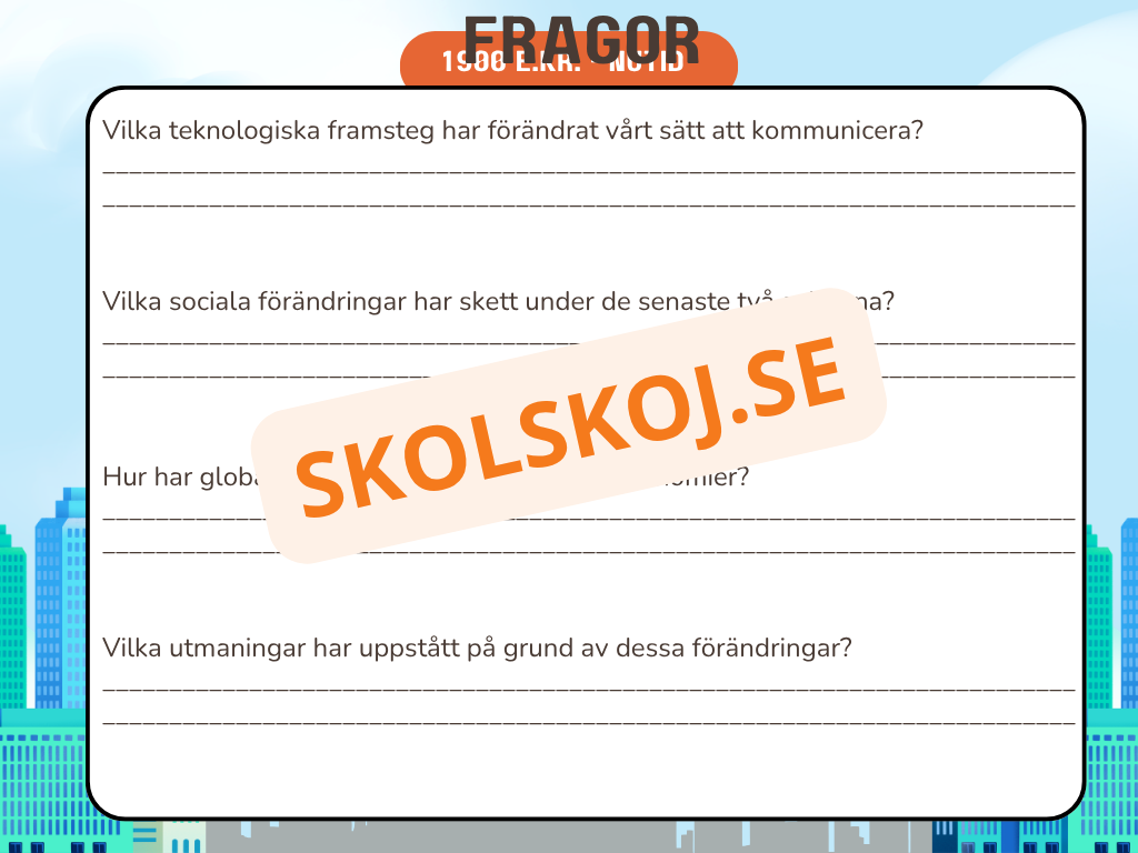 Mänsklighetens historia - Häfte - 29 sidor