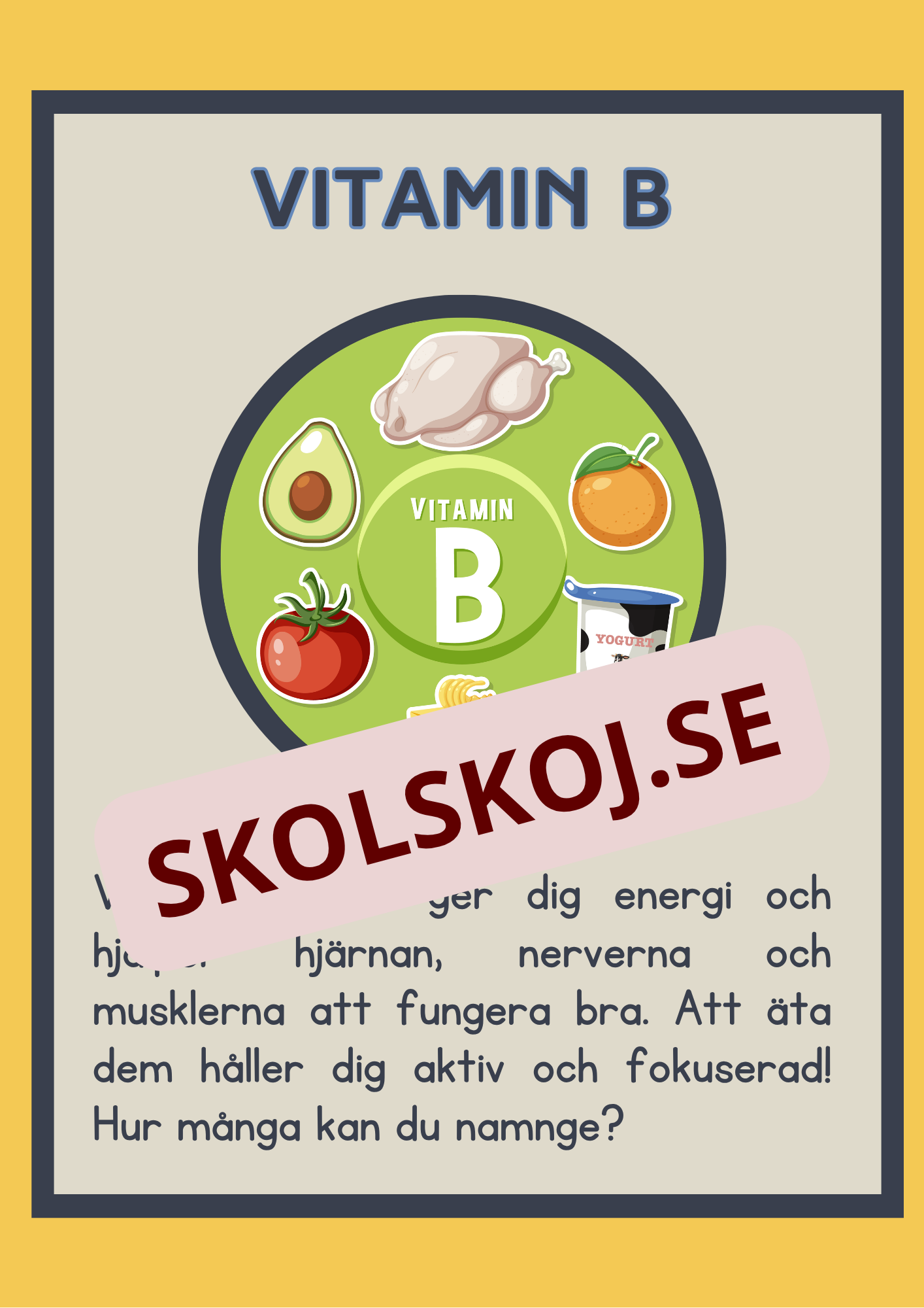 Matens kemi - Vitaminer