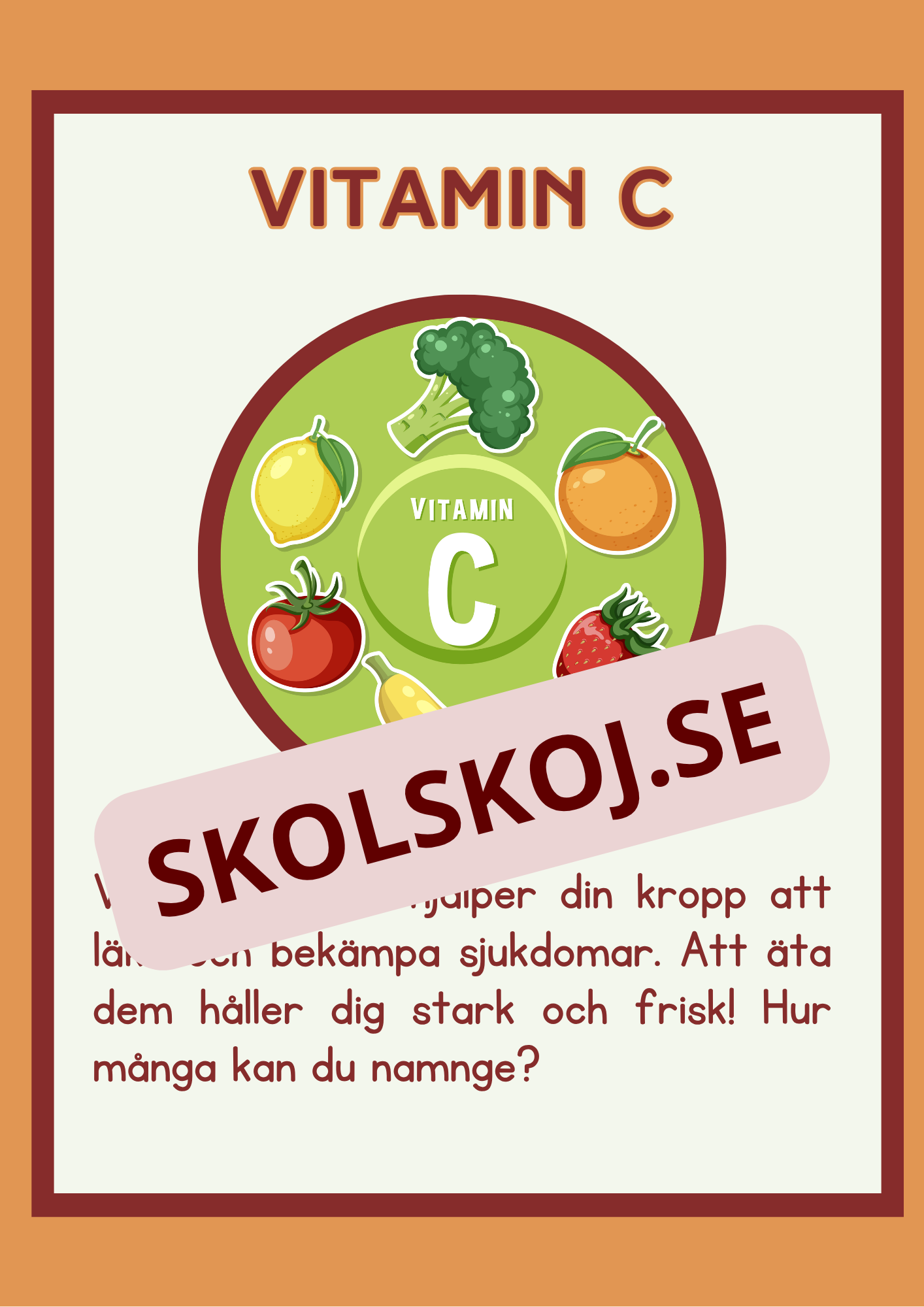 Matens kemi - Vitaminer