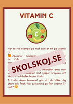 Matens kemi - Vitaminer