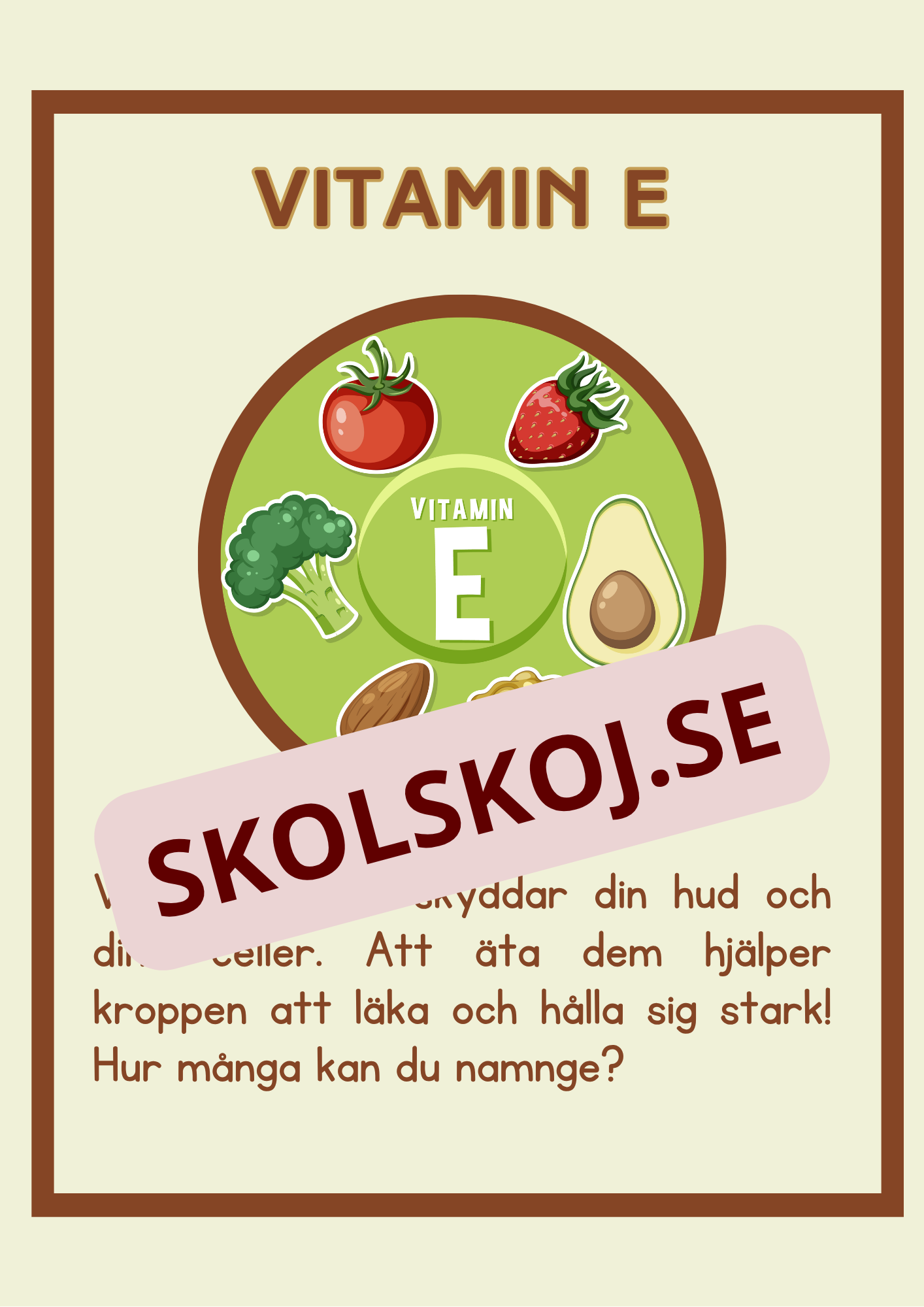 Matens kemi - Vitaminer